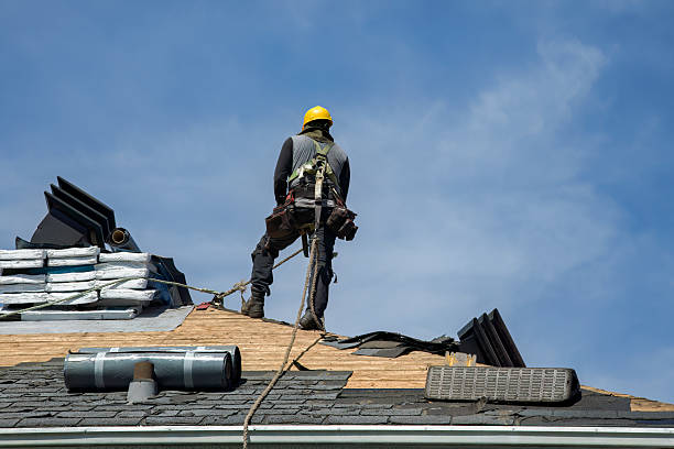 Professional Roof Replacement technician working in Warrington, PA